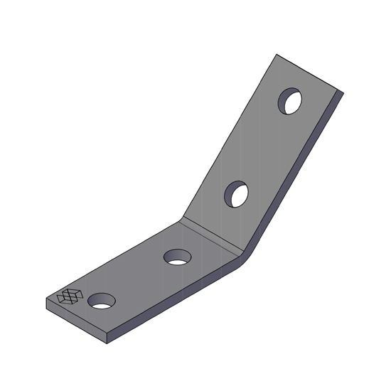 Angle Fitting 4 Holes 135 Deg