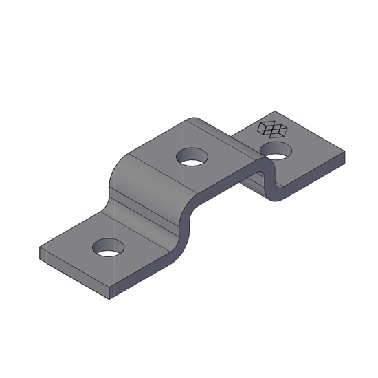 U Fitting 3 Holes for 21